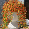 MCBOSON - Fleurs plastiques artificielles pour phalaenopsis 2 pièces
