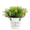 MICA - Plante artificielle romarin, coloris vert - H.20xD.15cm