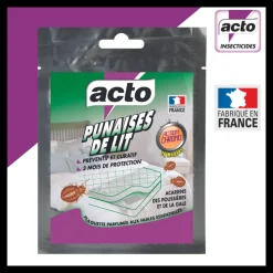 MULTITANKS - Acto plaquette punaises de lit - lot de 2 : répulsif et insecticide puissant