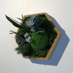 NATURALYS - Stab nature hexagonal s 16 x 16 cm