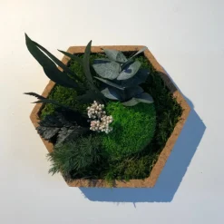 NATURALYS - Stab nature hexagonal s 16 x 16 cm