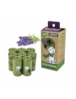 NAYECO - Pack de 8 rouleaux de sacs hygieniques parfum lavande nayeco.