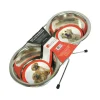 NAYECO - Set alimentateurs en acier inoxydable 2 x 0,75l nayeco