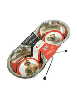 NAYECO - Set alimentateurs en acier inoxydable 2 x 0,75l nayeco