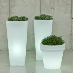 NEWGARDEN - Pot lumineux melisa 50 lumière blanche froide par câble 50x50x110cm