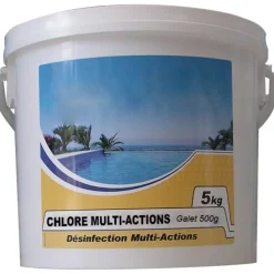 Nmp chlore lent multi-fonctions galet 500g 5kg - chlore multi-actions 500