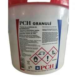 OCEDIS - Pch chlore choc granulé 5kg - hypochlorite calcium