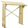 OLG - Bûcher 2 stères, en bois imprégné - L.180cm (hors-tout)