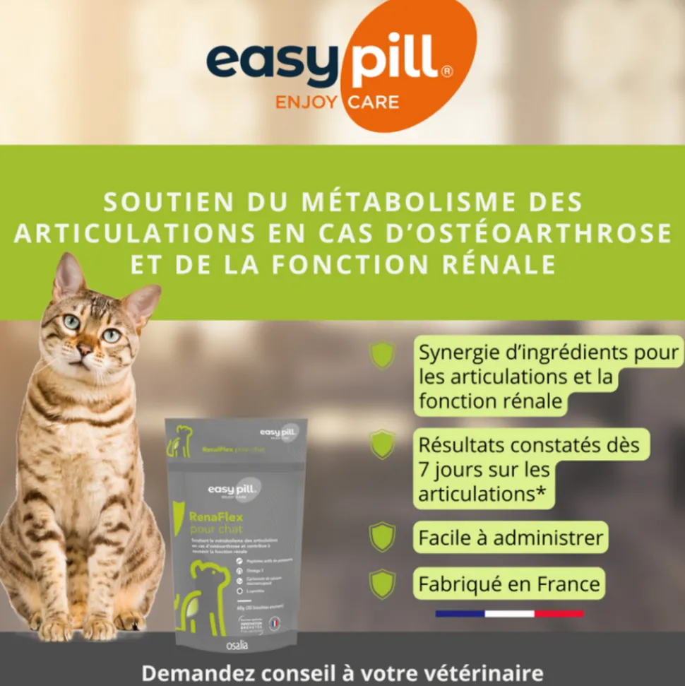 OSALIA - Easypill® renaflex chat - osalia 30 bouchées