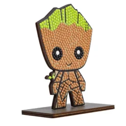 OZ INTERNATIONAL - Kit de figurines à strass groot en bois de 15 cm