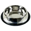PARIS PRIX - Gamelle antidérapante chien & chat "inox" 25cm argent