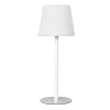 PARIS PRIX - Lampe à poser extérieur "rechargeable" 40cm blanc