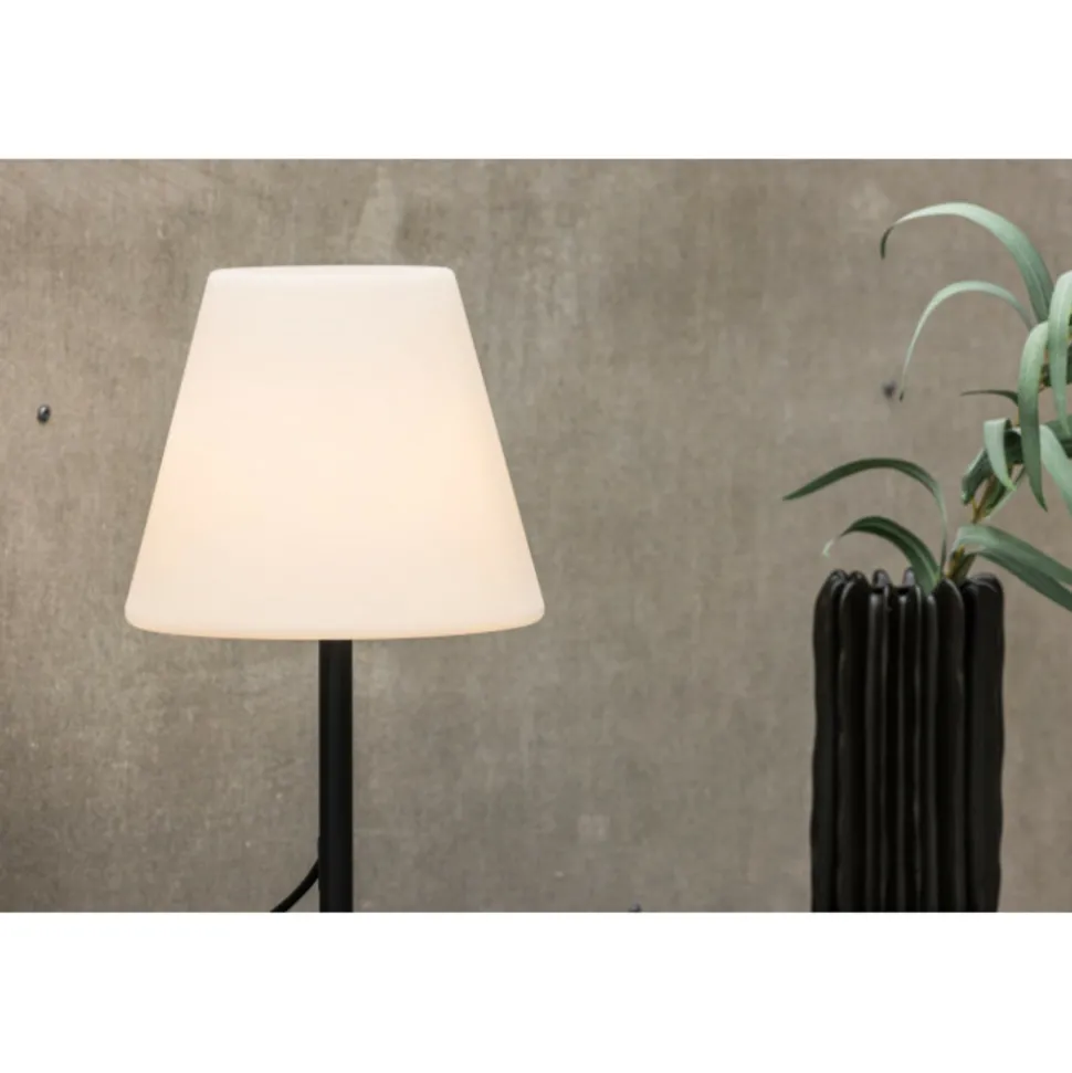 PARIS PRIX - Lampe à poser d'extérieur "moris" 52cm noir
