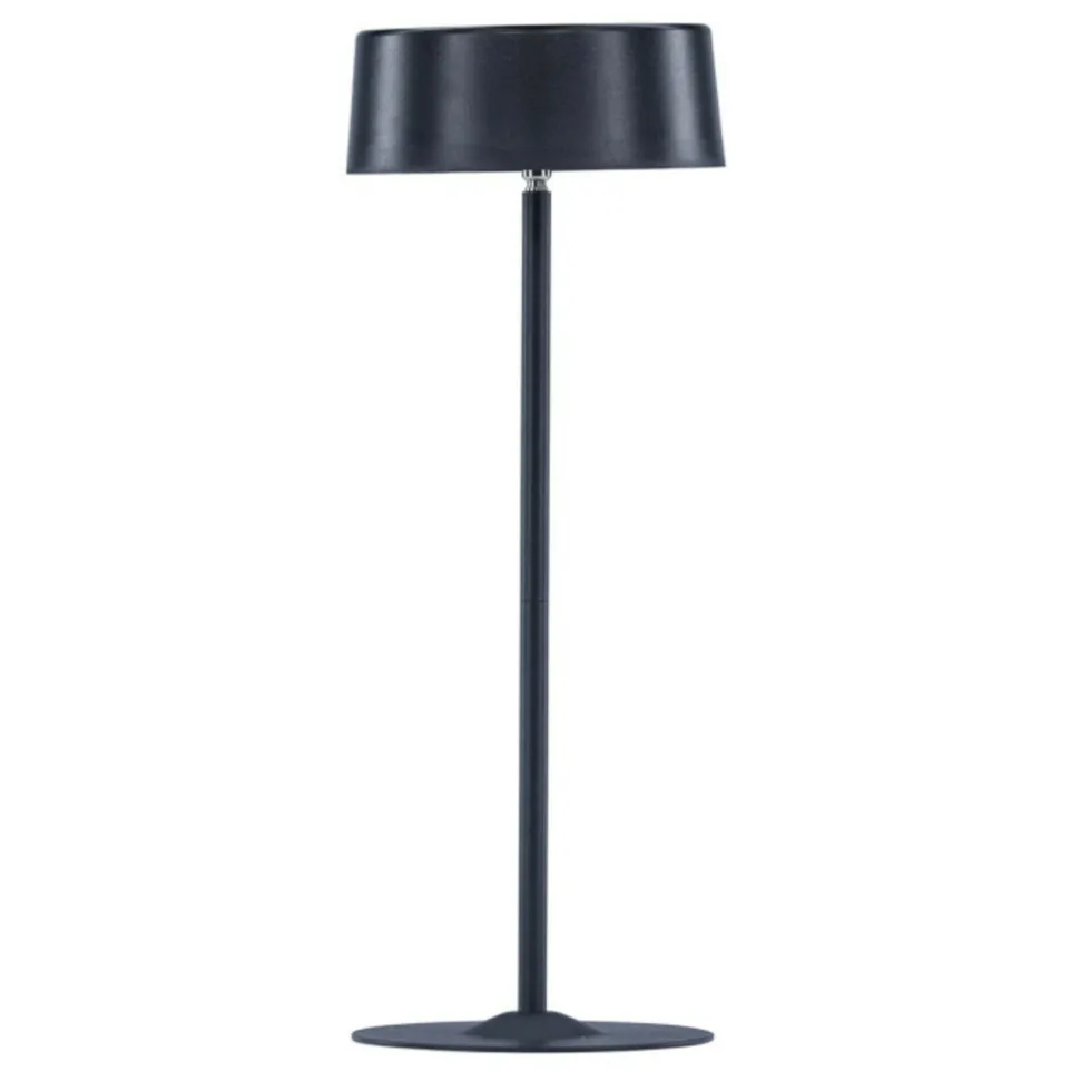 PARIS PRIX - Lampe à poser d'extérieur led "tern" 34cm noir