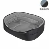 PARIS PRIX - Panier ovale pour chien & chat "essentiel" 70cm noir