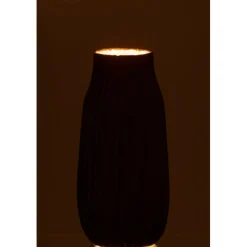 PARIS PRIX - Vase à rainures en verre