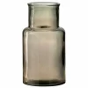 PARIS PRIX - Vase cylindrique en verre "tomba" 27cm marron