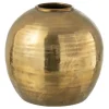 PARIS PRIX - Vase design en argile "arya" 28cm or