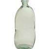 PARIS PRIX - Vase rond design en verre "laura" 73cm vert