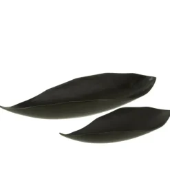 PARIS PRIX - Vide-poche design feuille "john" 67cm noir