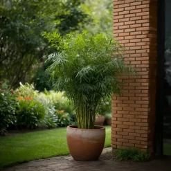 PLANT IN A BOX - Bambou non-traçant - set de 3 - fargesia rufa - hauteur 25-40cm - ⌀13cm