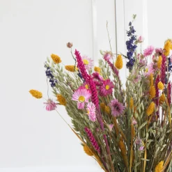 PLANT IN A BOX - Fleurs séchées - bouquet 'trendy vibrant'