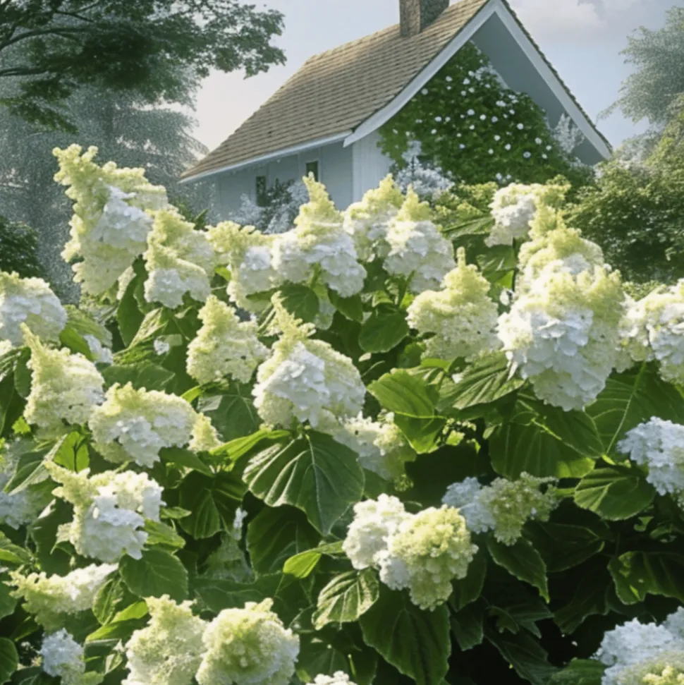 PLANT IN A BOX - Hortensia - hydrangea paniculata 'ice crystal' - hauteur 25-40cm - ⌀19cm