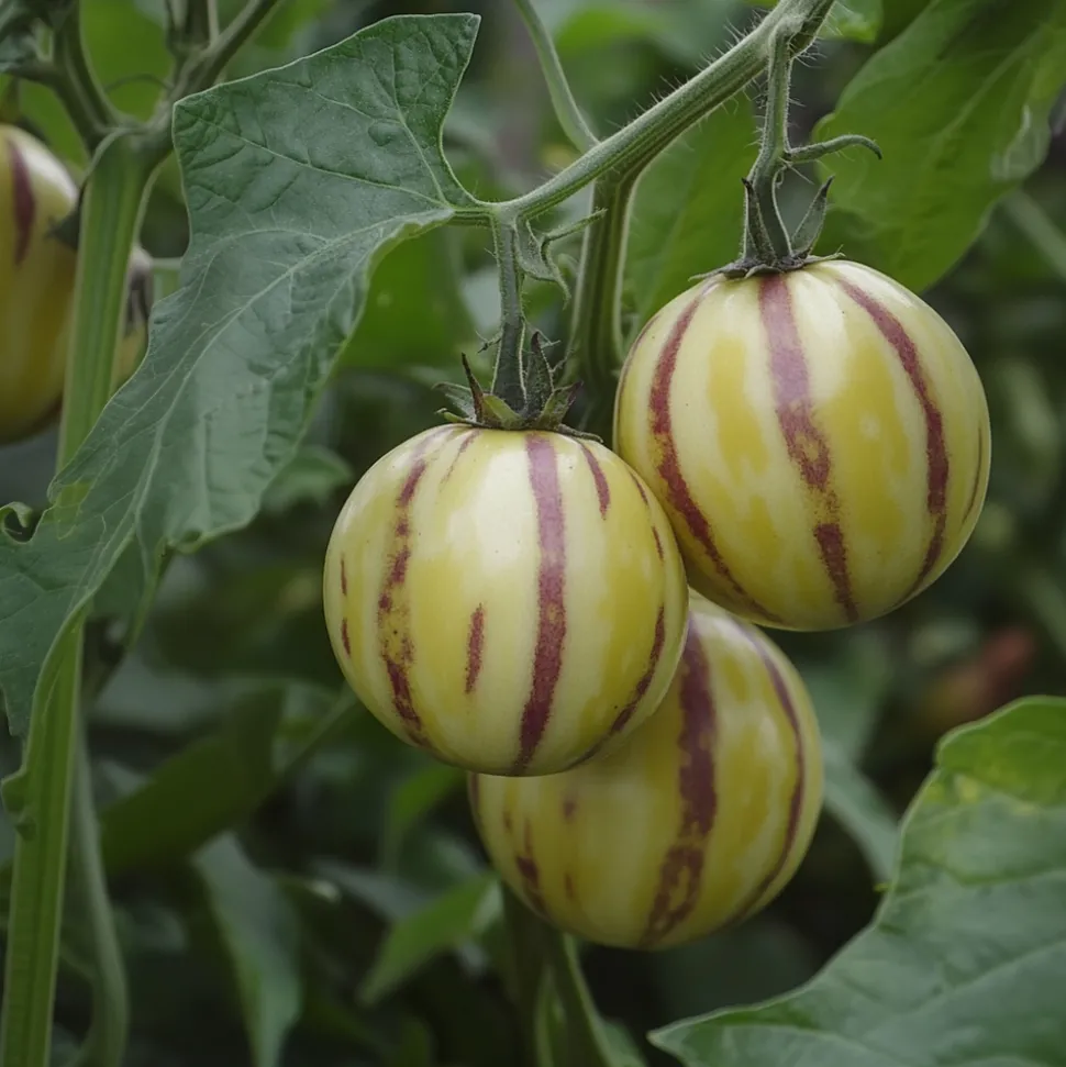 PLANT IN A BOX - Tomatillo - set de 3 - solanum muricatum 'pepino gold' - hauteur 25-40cm - ⌀9cm