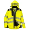 PORTWEST - Parka d'hiver pw3 pour femmes couleur : jaune/noir taille m - portwest