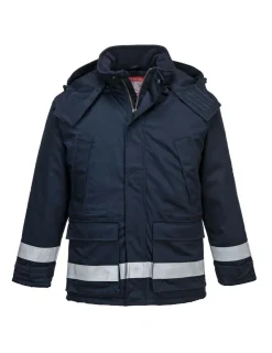 PORTWEST - Parka hiver fr anti-statique couleur : marine taille xxxl - portwest
