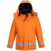 PORTWEST - Parka hiver fr anti-statique couleur : orange taille l - portwest