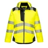 PORTWEST - Parka hv pw3 couleur : jaune/noir taille l - portwest