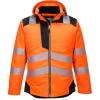 PORTWEST - Parka hv pw3 couleur : orange/noir taille 4xl - portwest