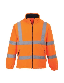 PORTWEST - Polaire hivis doublée filet couleur : orange taille s - portwest