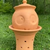 POTERIE JAMET - Base + tête + couvercle du lombricomposteur à étages (lisse ou motif)
