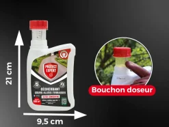 PROTECT EXPERT - Protect expert désherbant ultra concentré - cours allées terrasses - agit sous 3h - 800ml - jusqu鈥² traités procouru800