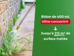 PROTECT EXPERT - Protect expert désherbant ultra concentré - polyvalent - effets visibles sous 3h - 400ml - jusqu鈥² traités proherbiou400