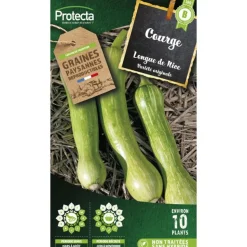 PROTECTA - Graines paysannes - courge longue de nice