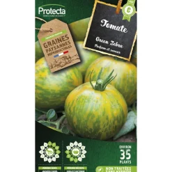 PROTECTA - Graines paysannes - tomate green zebra