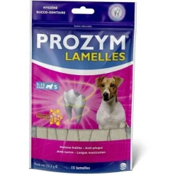PROZYM - Lamelles S, hygiène bucco-dentaire du chien de 5 à 15 kg - x15