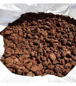 RACINE - Paillage minéral en pouzzolane rouge 20/40 big bag 1 m3 pour 20m2