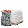 RACINE - Paillage minéral galet marbre noir 24-40mm, 10 filets de 20kg - f-pai068-10x20