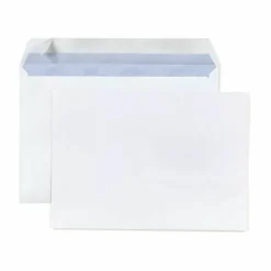 RAJA - 10 enveloppes blanches en papier - 16,2 x 22,9 cm