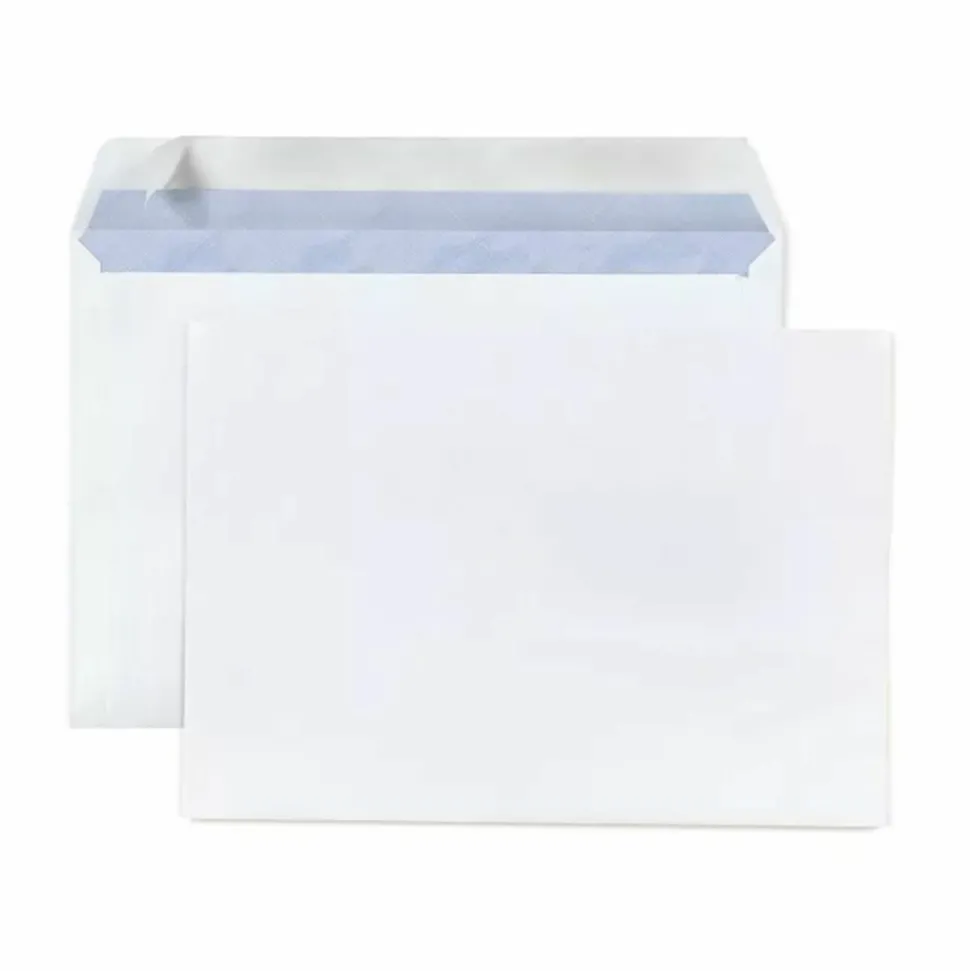 RAJA - 10 enveloppes blanches en papier - 16,2 x 22,9 cm