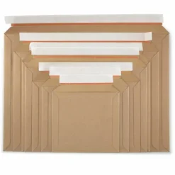 RAJA - 50 pochettes cartonnées fermeture adhésive - 33,4 x 23,4 cm
