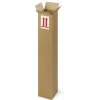 RAJA - Carton d'emballage allongé 50 x 10 x 10 cm - simple cannelure