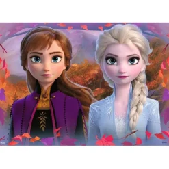 RAVENSBURGER - Puzzle disney la reine des neiges 2x12 pcs