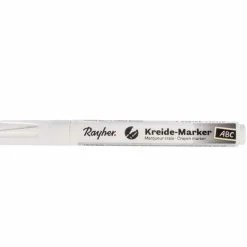 RAYHER - Marqueur craie à pointe biseautée 2-6 mm - blanc vif