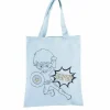 RAYHER - Sac en coton bleu 25 x 20 cm - super-héros