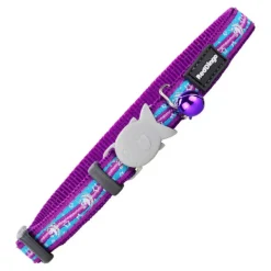 RED DINGO - Collier pour chat style violet 20-32 cm licorne
